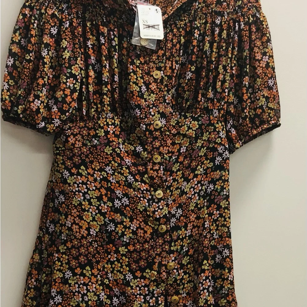 NEW Free People Bonnie Mini Dress - Picture 6 of 6